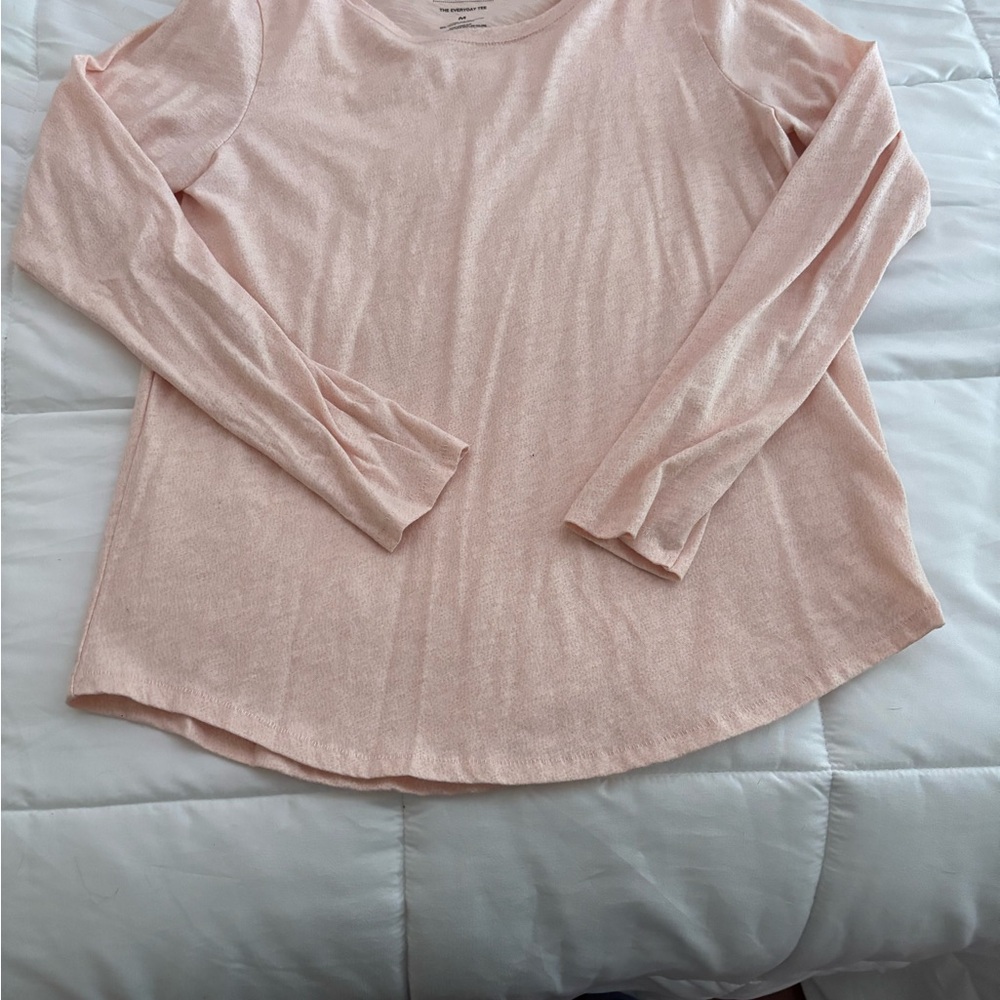 Sonoma Light Pink Long Sleeve Tee